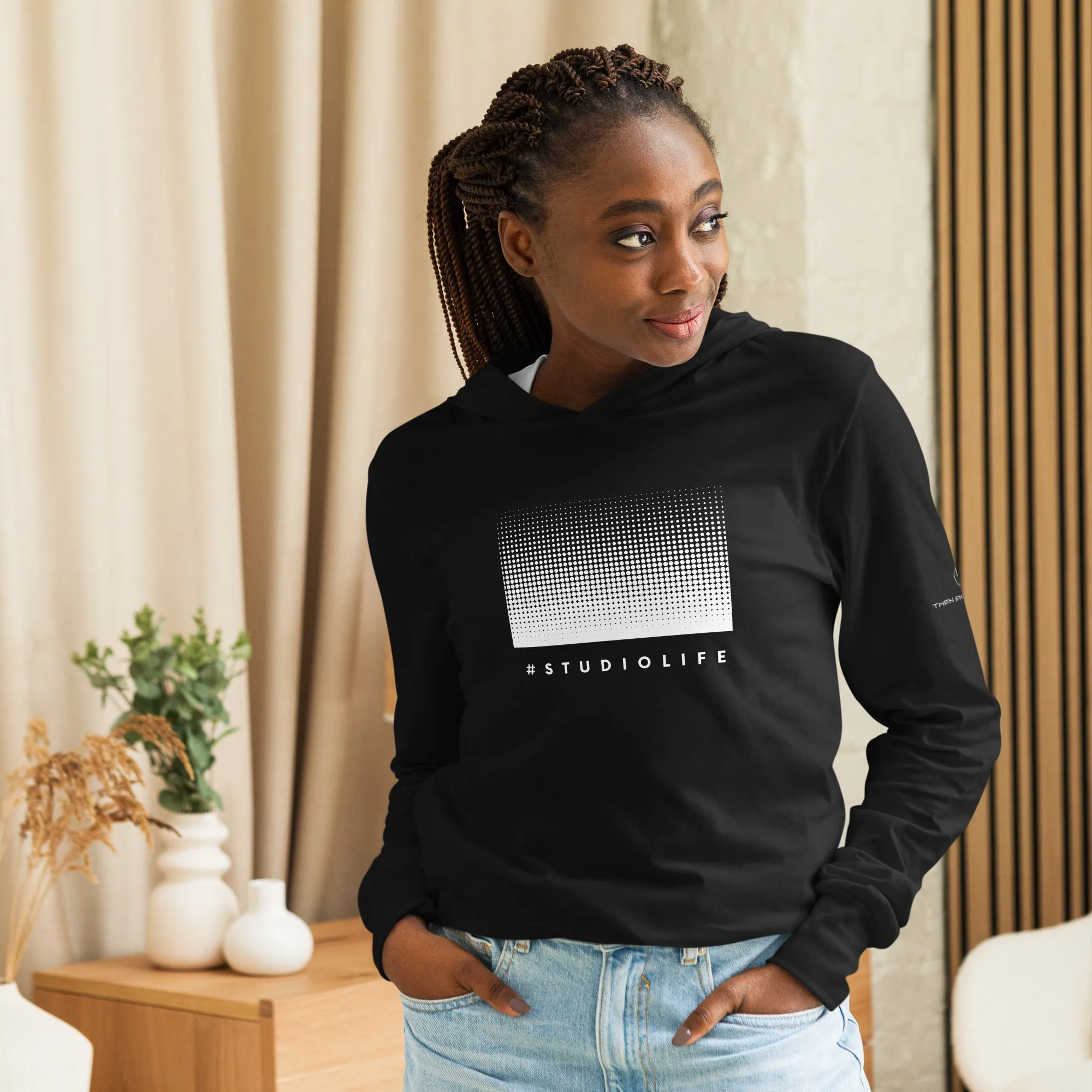Studio Life Hooded long-sleeve tee